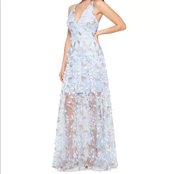 Light blue dress used once for a wedding - Picture 5 of 6